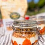 No-Bake Almond Vanilla Peach Cobbler