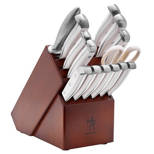 Henckels Statement 15pc Knife Block Set White The WiC Project