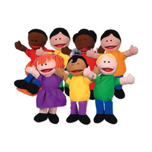 Kaplan Early Learning Kaplan Kids Puppets - Set of 7 - Multicolored