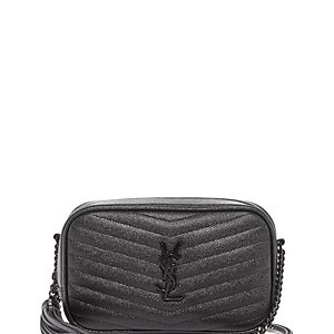 Saint Laurent Lou Mini Quilted Leather Camera Bag