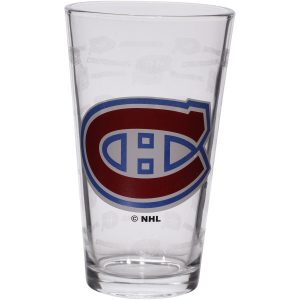 Montreal Canadiens 16 oz Sandblasted Mixing Glass - Clear
