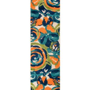 Main Street Rugs Open Doors 8017 2' x 7' Runner Outdoor Area Rug - Multi
