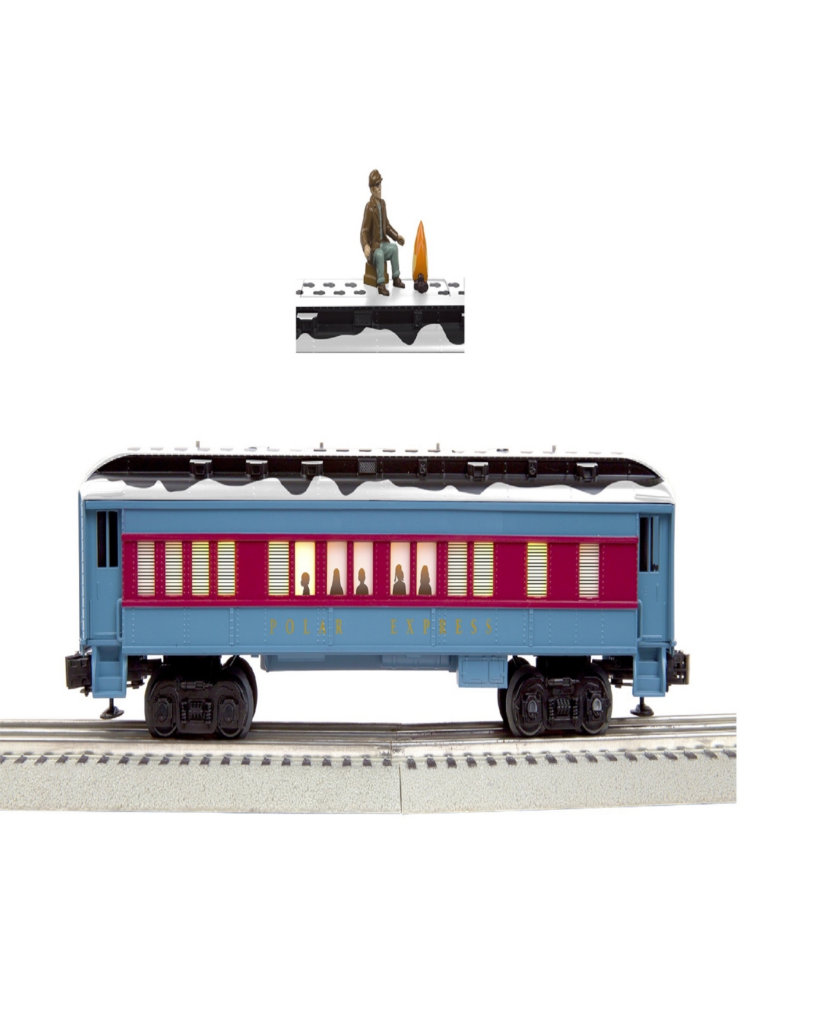 Lionel the Polar Express Disappearing Hobo Car Multi The WiC