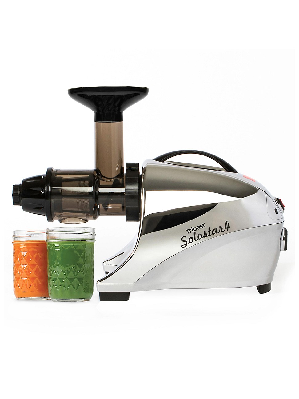 Solostar 4 Horizontal Slow Masticating Juicer Chrome The WiC