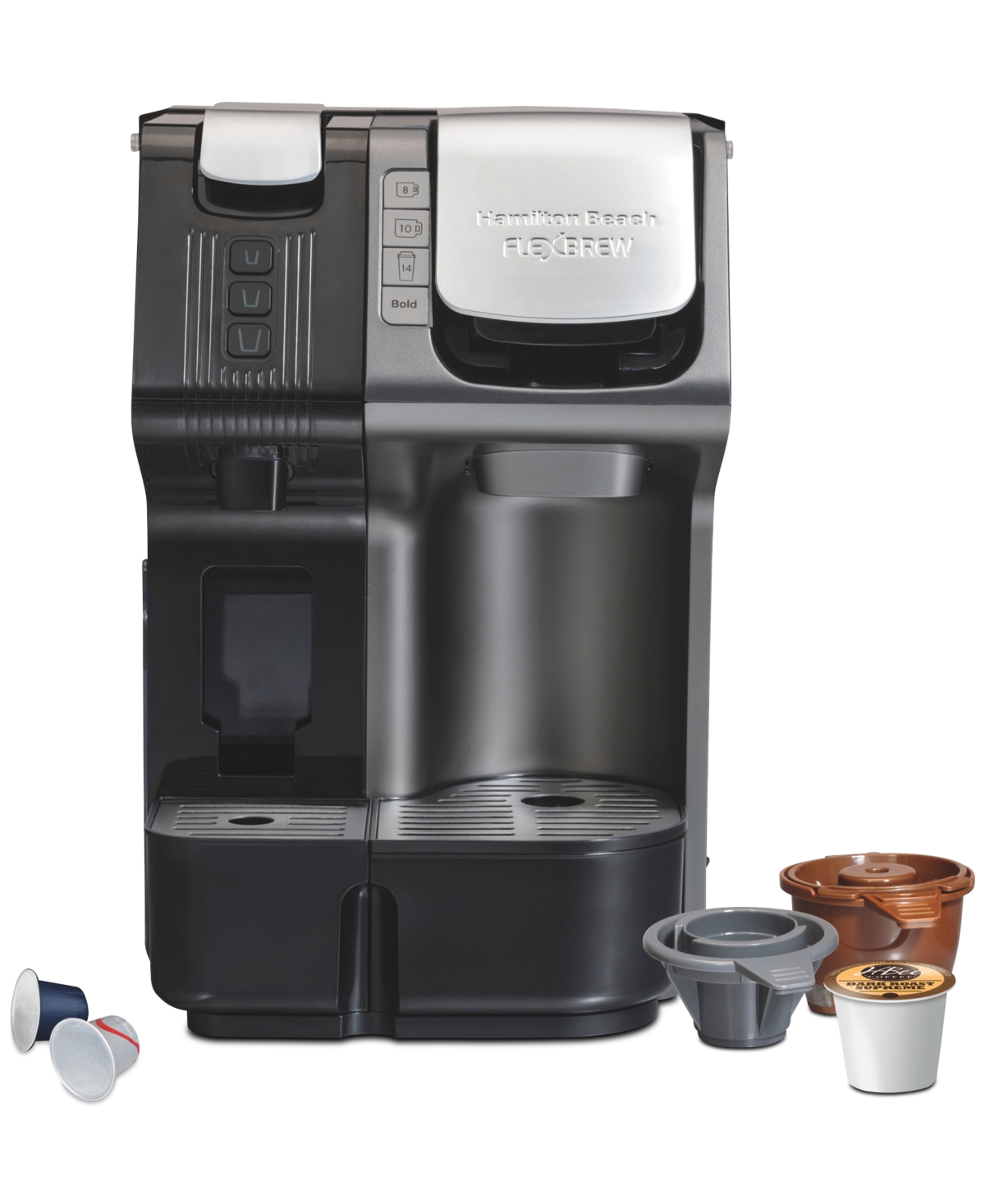 Hamilton Beach FlexBrew Universal 3in1 SingleServe Coffee Maker