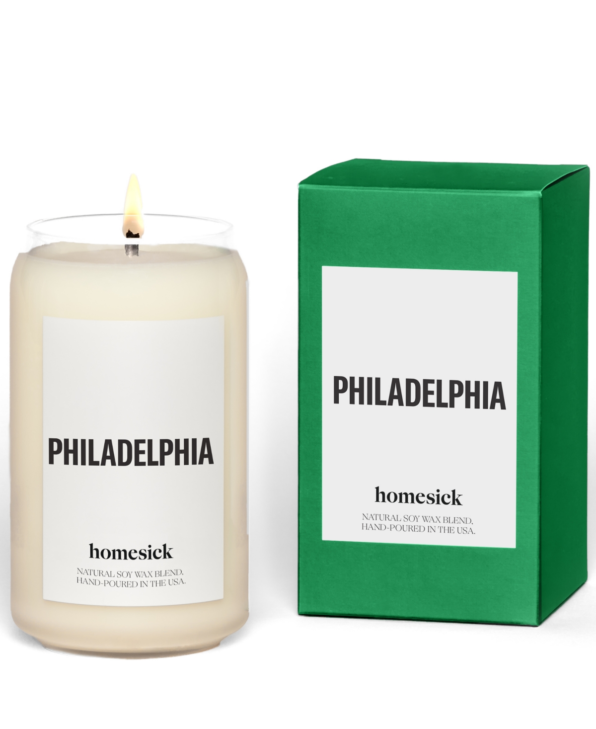 Homesick Candles Philadelphia Candle, Bakeries & The City, 13.75oz