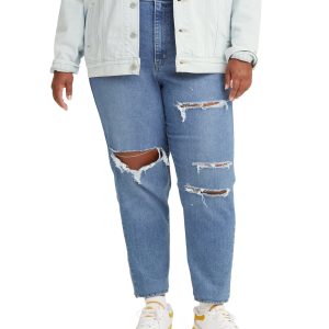 Levi's Trendy Plus Size Women's High-Waisted Mom Jeans - Summer Games
