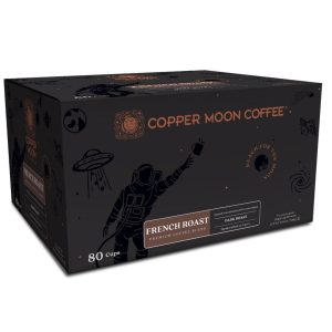 Single Serve Coffee Pods for Keurig K Cup Brewers, French Roast Blend, 80 Count