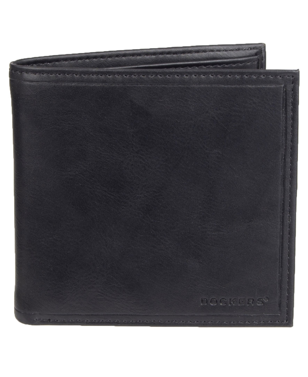 Men's Dockers Rfid Extra Capacity Hipster Wallet Black The WiC