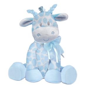 First & Main Jingles 11" Sitting Giraffe - Blue