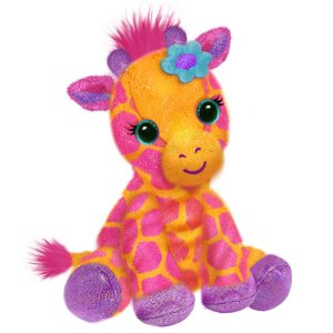 First and Main - FantaZOO 10 Inch Plush, Georgie Giraffe - Orange