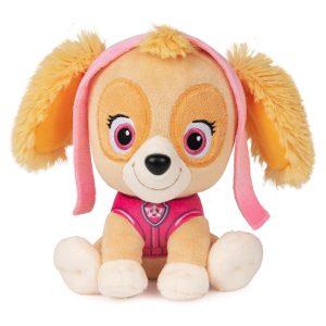 Gund Official Paw Patrol Skye in Signature Aviator Pilot Uniform Plush Toy-Styles May Vary - Multicolor