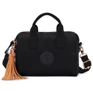Kipling Bina M Small Nylon Crossbody Handbag - Rose Black